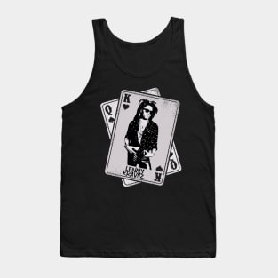 Retro Lenny Kravitz Style Card Tank Top